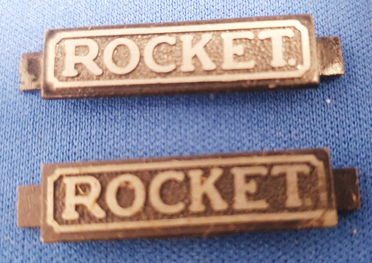 Hornby Rocket Spares : RL043 Name Plates (pair)