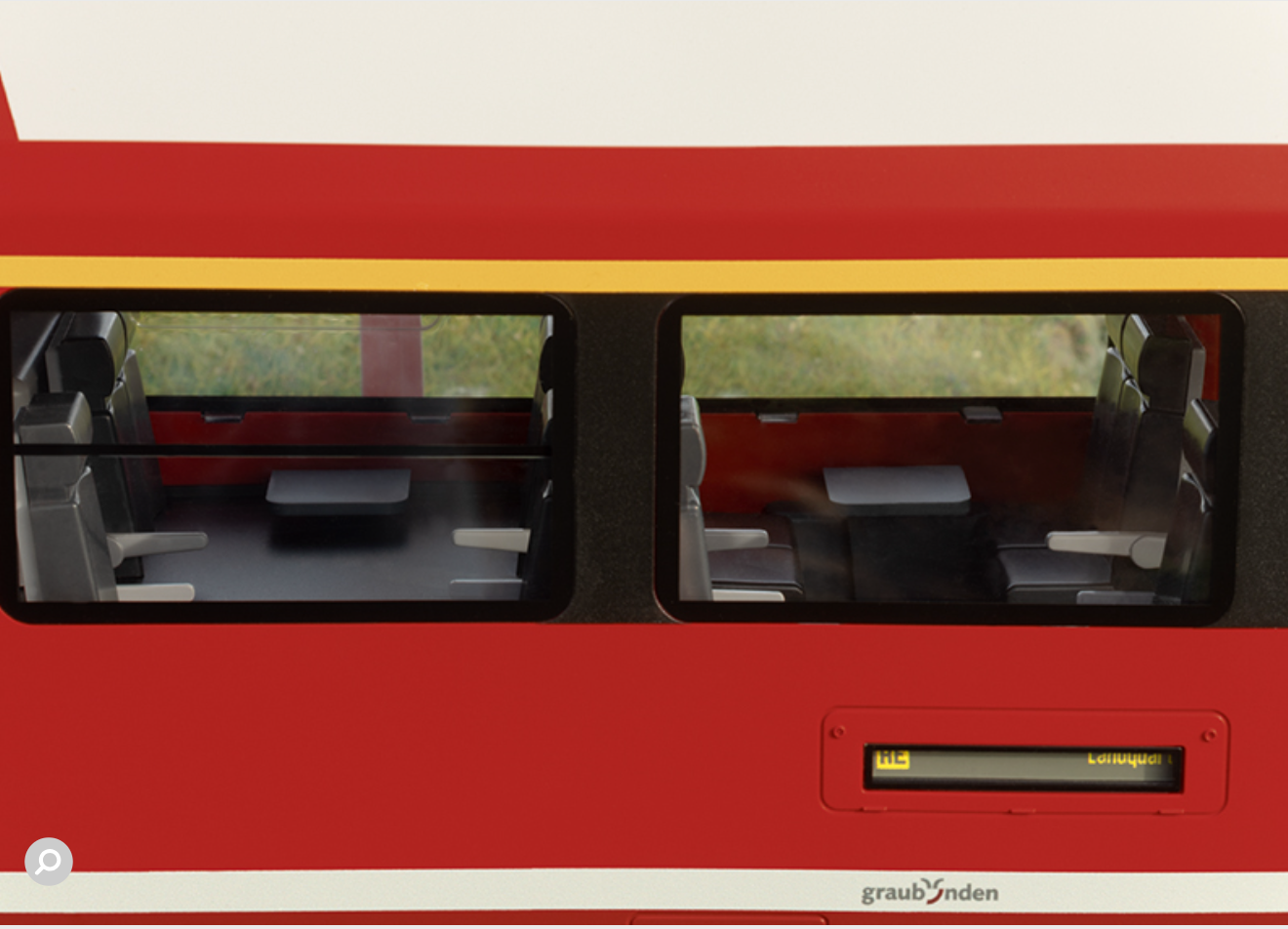 LGB RhB Class ABe 4/16 "Capricorn" Powered Rail Car Train Set - 23100