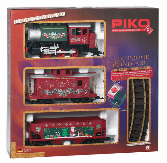 PIKO G Scale Christmas Freight Starter Set - 37105