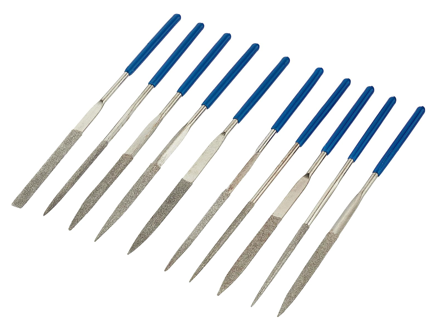 SilverLine Tools - 10 Piece Diamond Needle File Set