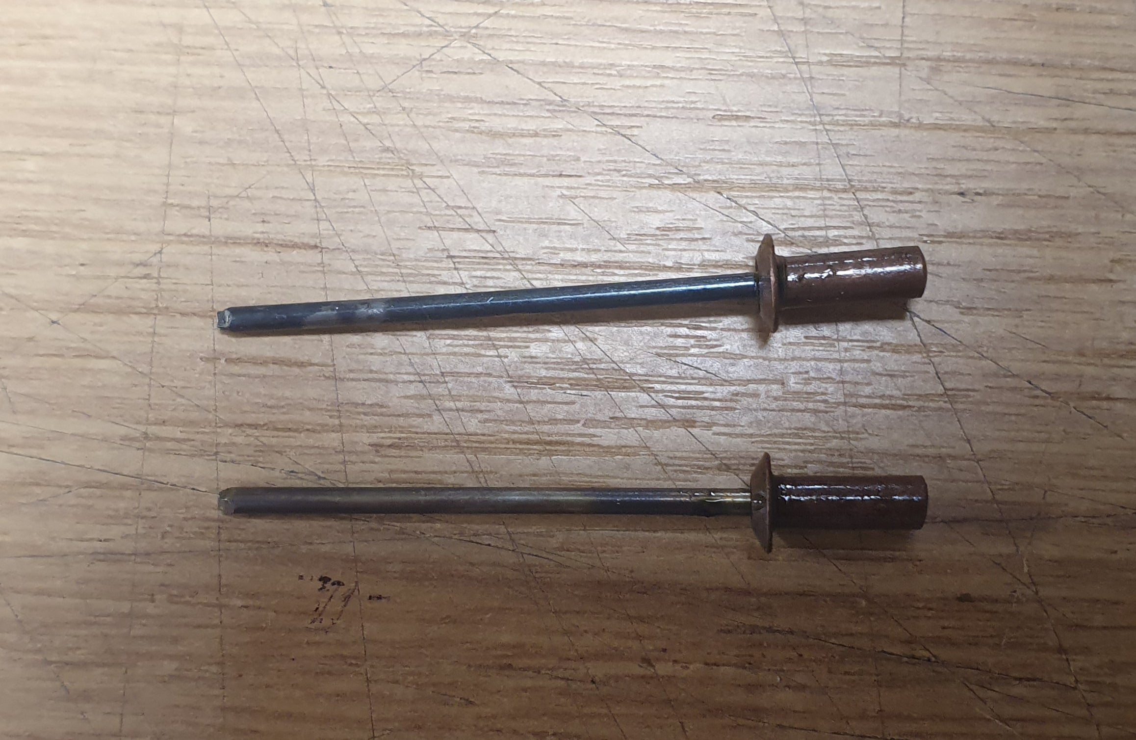 Mamod Copper blind boiler rivets. – Tony Green Steam Models