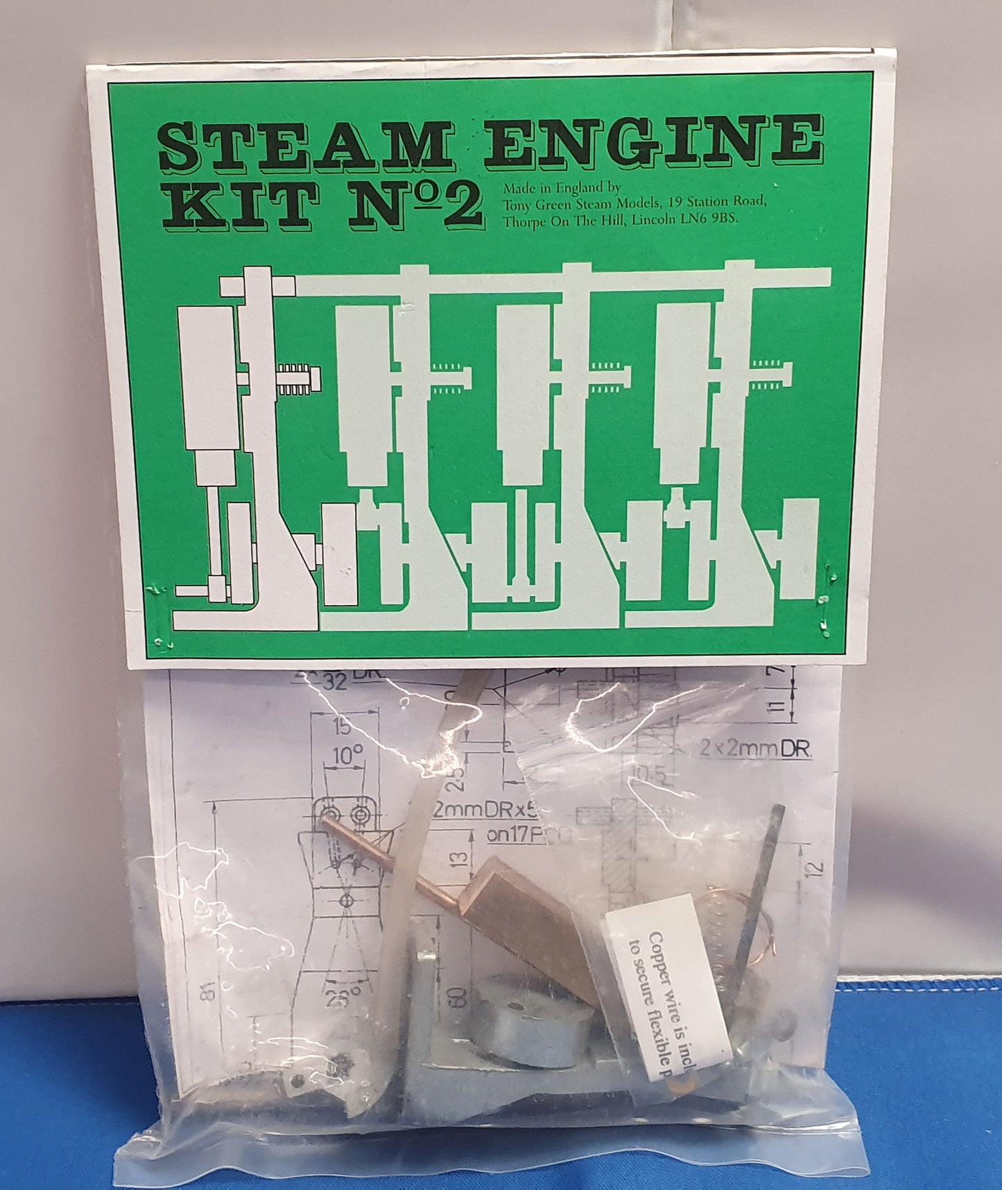 Steam Engine USE Kit No2 Unmachined kit. Tony Green Steam Models