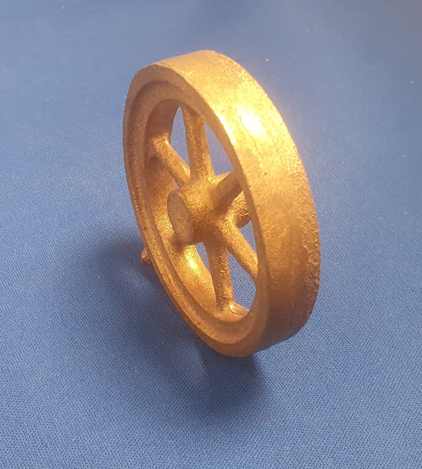 Brass cast wheel. BCW1