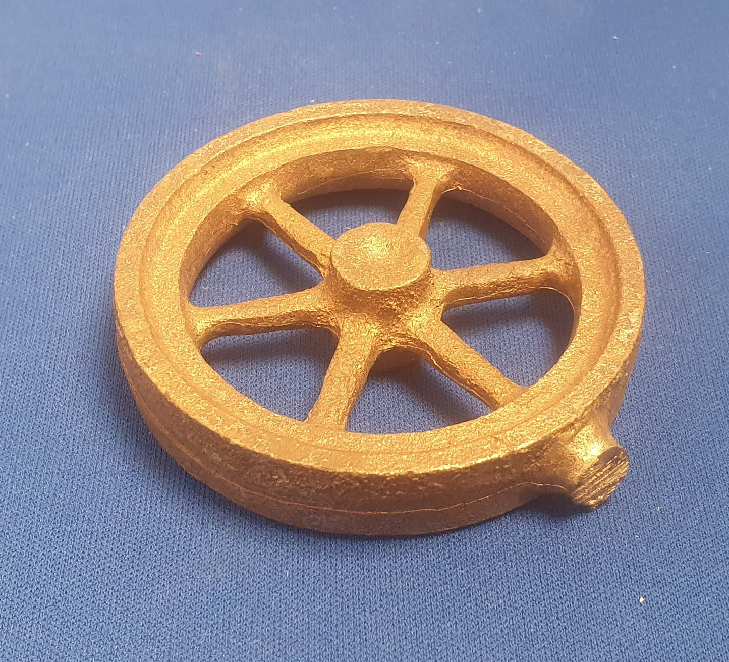 Brass cast wheel. BCW1