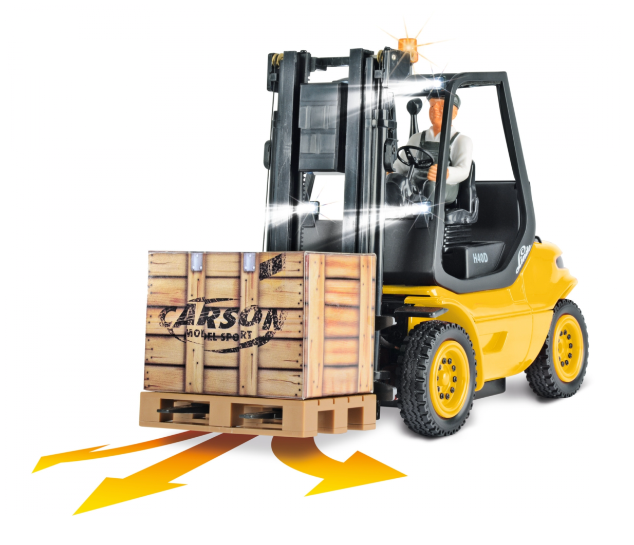Carson 1/16th Scale RC Linde H40D Forklift