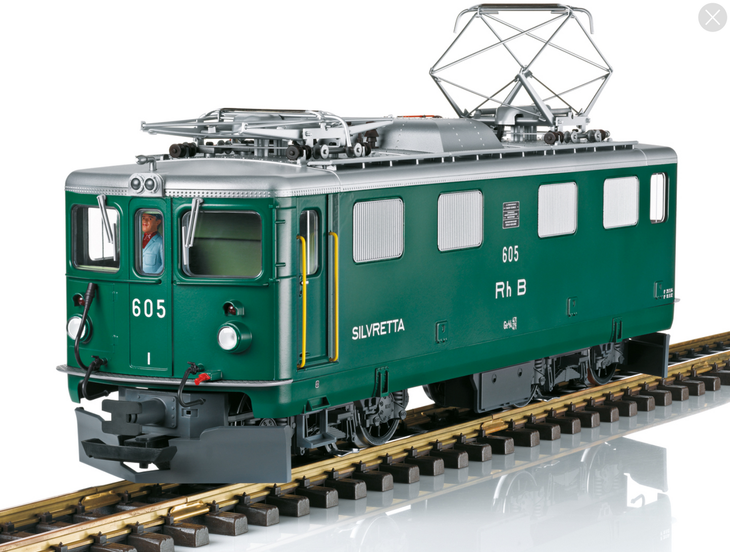 LGB Class 4E 4/4II Electric Locomotive G Scale - L28442