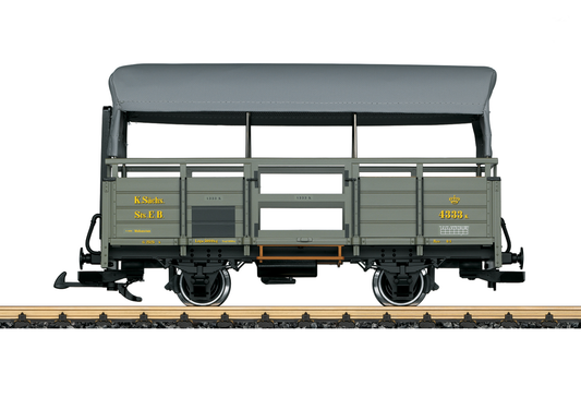 LGB Saxon Freight Car, Number 4333K G Scale - 40271