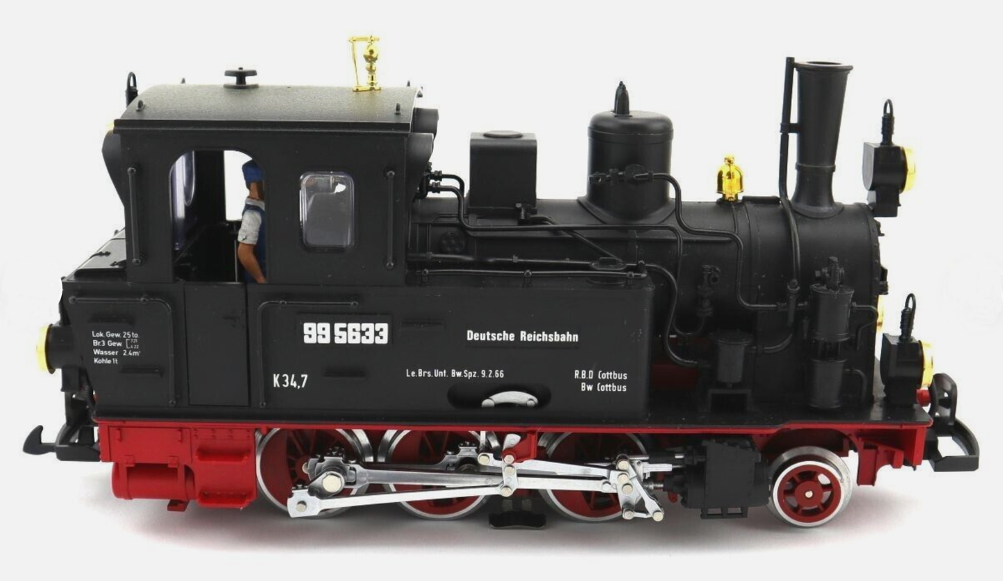 LGB Spreewald Steam Locomotive No.99 5633 of the DRG Scale - L21741