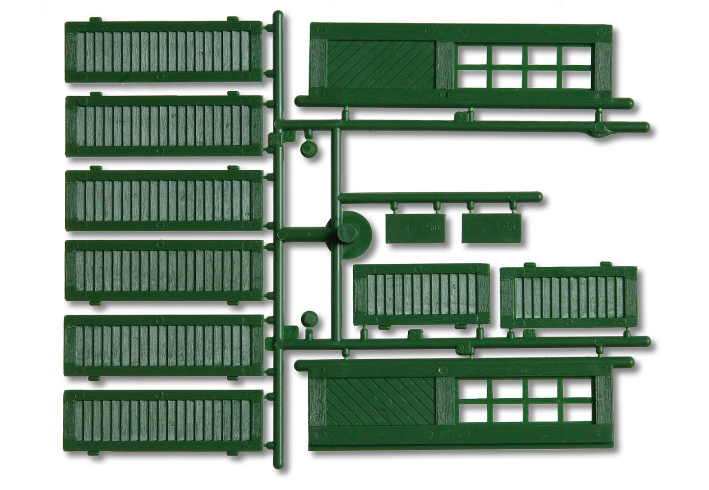 POLA  Shutters and doors, green - 333112