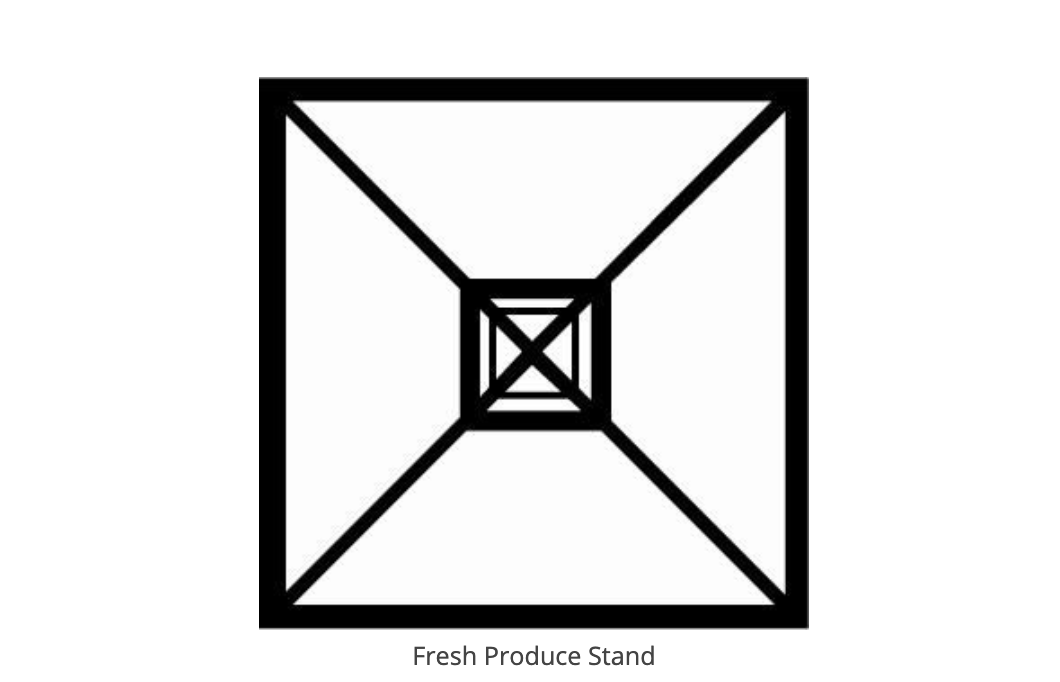 PIKO Fresh Produce Stand- 62117