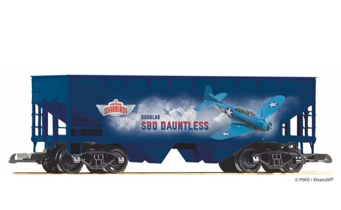 PIKO G Scale Warbird Hopper wagon "SBD Dauntless" - L38925