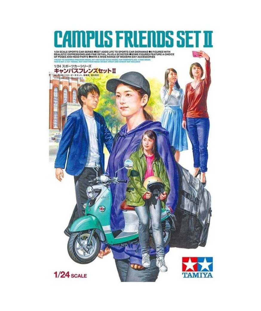 Tamiya 1/24th Scale - Campus Friends Figures