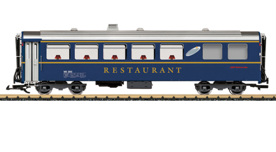 LGB Pullman Dining Car, with lighting & Interior detail G Scale - 31681