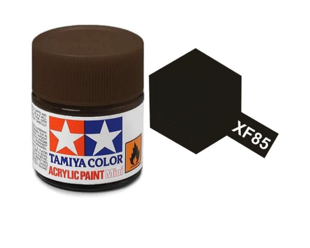 Tamiya XF85 - 10ml Acrylic Rubber Black