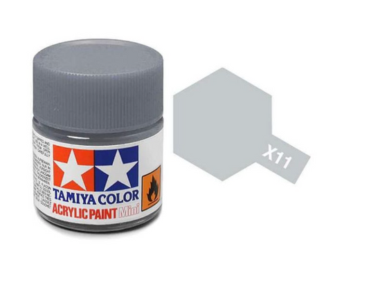 Tamiya X11 - 10ml Chrome Silver