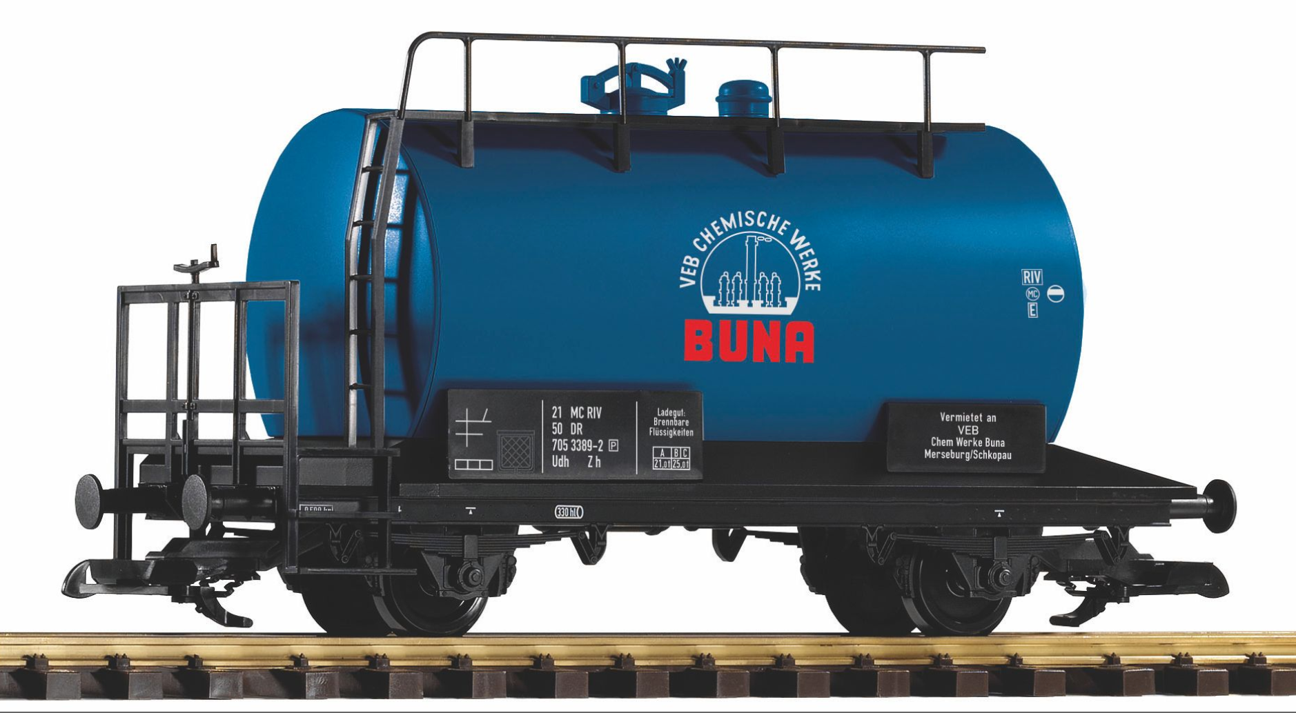 PIKO G Scale Tank Car Buna DR IV - 37956 – Tony Green Steam Models