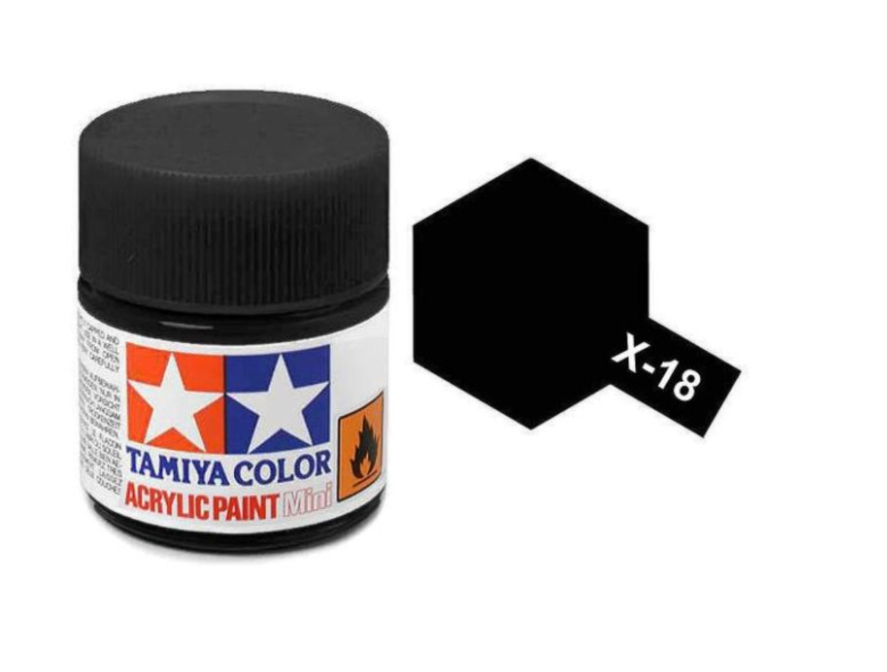 Tamiya X18 - 10ml Gloss Black